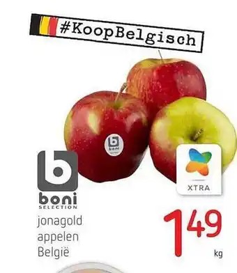 Spar Colruyt Jonagold appelen belgië aanbieding