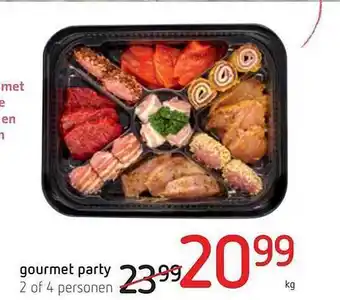 Spar Colruyt Gourmet party aanbieding