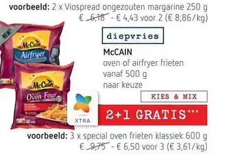 Spar Colruyt Mccain oven of airfryer frieten aanbieding