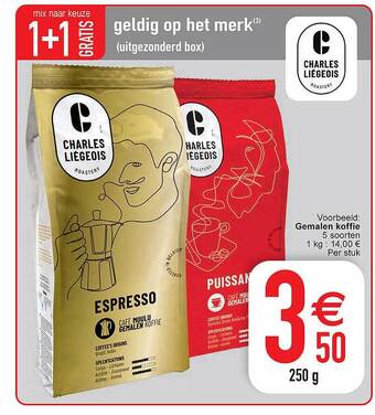 Cora Gemalen koffie aanbieding