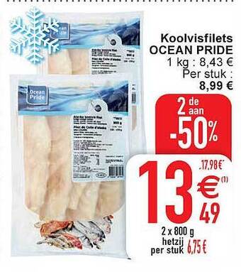 Cora Koolvisfilets ocean pride aanbieding