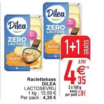 Cora Raclettekaas dilea aanbieding