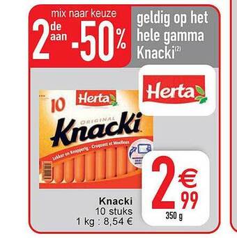 Cora Herta knacki aanbieding