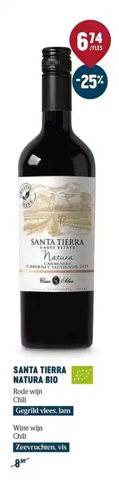 Delhaize Santa tierra natura bio aanbieding