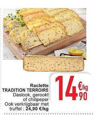 Cora Raclette tradition terroirs aanbieding