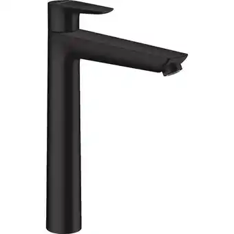 Sawiday Hansgrohe talis e 1-gats wastafelkraan verhoogd 240 met waste mat zwart aanbieding