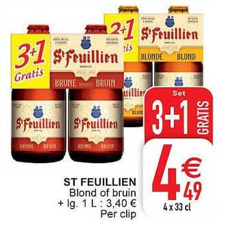 St feuillien blond of bruin