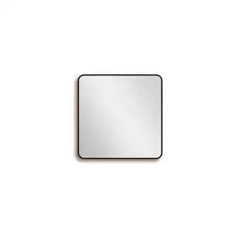 Sawiday Saniclass retro line 2.0 square 60x60cm vierkant afgerond frame mat zwart aanbieding