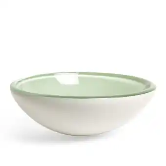 Sawiday Saniclass pesca fragola waskom 30x10,5cm rond gehard glas wit aanbieding