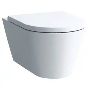 Sawiday Laufen kartell by laufen wandcloset 37x54.5x35.5cm diepspoel rimless keramiek mat wit mat aanbieding
