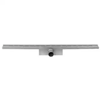 Easydrain compact afvoergoot 6x70cm enkele plaat met zijuitloop 50mm rvs