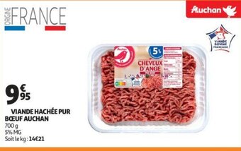 Auchan Viande hachee pur boeuf auchan aanbieding