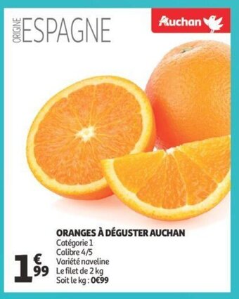 Auchan Oranges a deguster auchan aanbieding
