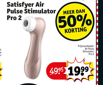 Kruidvat Satisfyer air pulse stimulator pro 2 aanbieding