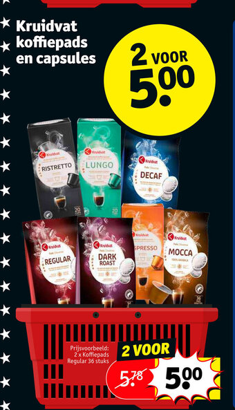 Kruidvat Kruidvat koffiepads en capsules aanbieding