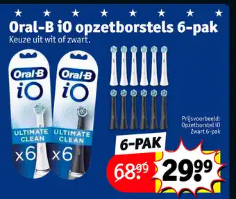 Kruidvat Oral-B opzetborstels 6-pak aanbieding