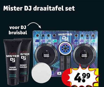 Kruidvat Mister DJ draaitafel set aanbieding