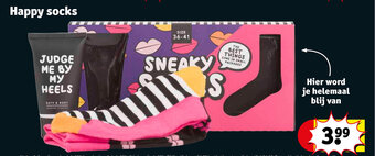 Kruidvat Happy socks aanbieding