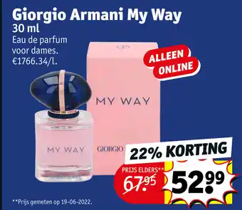 Giorgio Armani My Way 30 ml