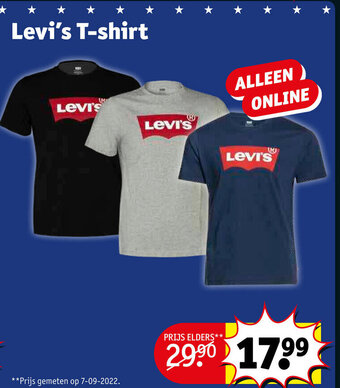 Kruidvat Levi's T-shirt aanbieding