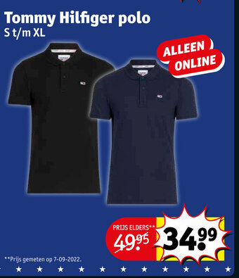 Kruidvat Tommy Hilfiger polo S t/m XL aanbieding
