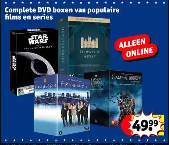 Kruidvat Complete DVD boxen van populaire films en series aanbieding