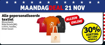 Kruidvat Alle gepersonaliseerde textiel aanbieding