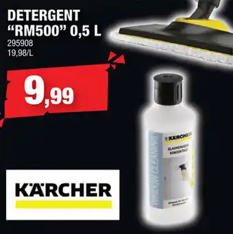 Hubo Karcher Detergent "RM500" 0,5L 295908 aanbieding
