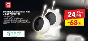 qnect Binnencamera Met Wifi + Babymonitor 959462
