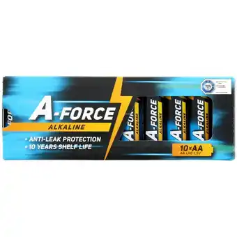 Action A-Force batterijen AA aanbieding