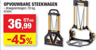Hubo Stanley Opvouwbare Steekwagen aanbieding