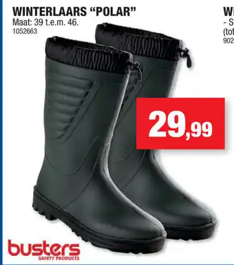 Hubo Busters Winterlaars Polar aanbieding