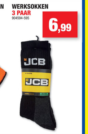 Hubo Werksokken 3 Paar aanbieding