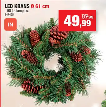 Hubo LED Krans 61cm aanbieding