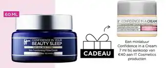 ICI PARIS XL Een miniatuur confidence in a cream it cosmetics aanbieding