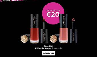 ICI PARIS XL Lancôme l'absolu rouge lippenstift aanbieding