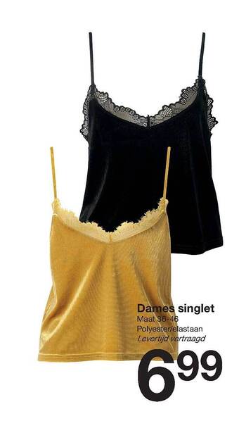 Zeeman Dames singlet aanbieding