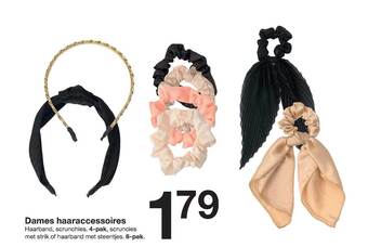 Zeeman Dames haaraccessoires aanbieding
