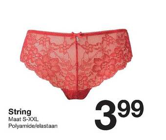 Zeeman String aanbieding