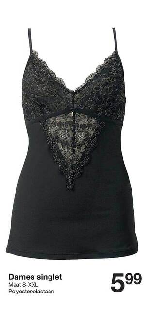 Zeeman Dames singlet aanbieding