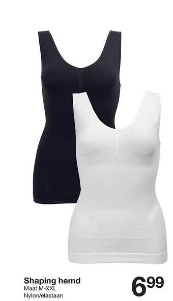 Zeeman Shaping hemd aanbieding