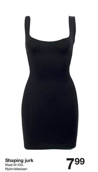 Zeeman Shaping jurk aanbieding