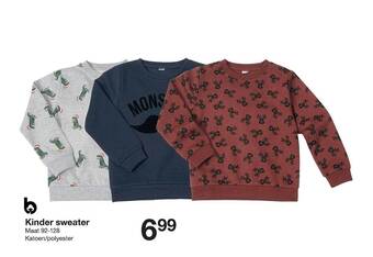 Zeeman Kinder sweater aanbieding