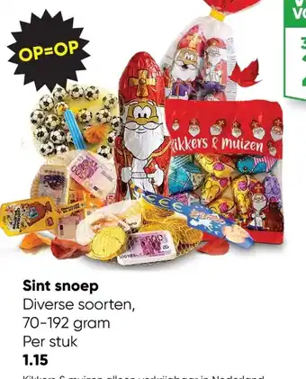 Big Bazar Sint Snoep Diverse Soorten 70-192gram 3 Voor aanbieding