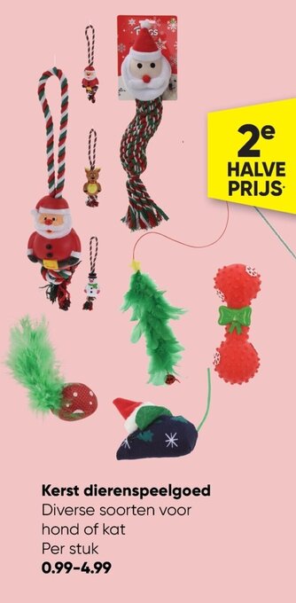 Big Bazar Kerst Dierenspeelgoed aanbieding
