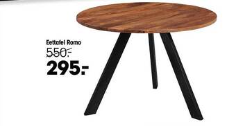 Eettafel romo