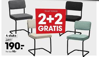 Kwantum Stoel varese aanbieding