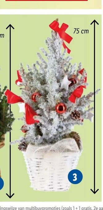 Kerstboom met versiering