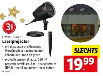 Lidl Livarno laserprojector aanbieding