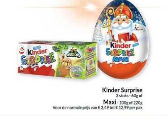 Intermarché Kinder surprise, maxi aanbieding